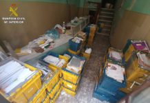 La Guardia Civil detiene a un ex cartero por apropiarse de más de 20.000 cartas