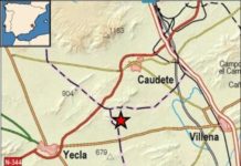 Villena registró ayer un seísmo de 1,9 grados de magnitud