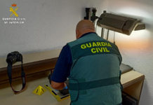 La Guardia Civil detiene a una persona por atracar a punta de cuchillo una oficina bancaria de la localidad de Sax