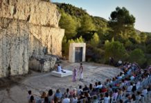 La representación “Fedra” en las canteras de Pinoso cumple 10 años