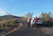 Continuen les tasques d’asfaltat i millora de camins rurals a Monòver