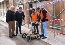 El Ayuntamiento analiza el subsuelo de las calles Cervantes y Menéndez Pelayo en busca de un posible refugio de la Guerra Civil