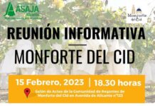 Las ayudas de la PAC y el plan anual del seguro agrario en la uva de mesa centrarán la jornada de ASAJA-Alicante en Monforte