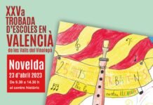 Novelda acoge mañana la XXV Trobada d´Escoles en Valencià