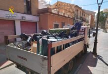 La Guardia Civil detiene a cuatro varones por desmantelar un establecimiento hostelero en La Romana