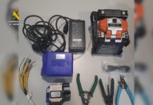 La Guardia Civil detiene al vendedor de una máquina para fusión de fibra óptica robada