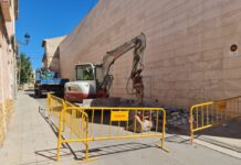 La calle Independencia de Elda estará en obras durante cuatro meses, siendo una continuación de las mejoras de accesibilidad en varias vías eldenses