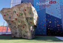 Novelda inaugura el nuevo rocódromo