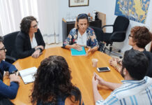 La diputada provincial Verónica Giménez visita Novelda