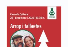Arriba a Monòver l’espectacle musical familiar “Arrop i tallaetes. Cantem Nadal!”