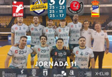 El Volei Villena Petrer hace líder en solitario al CV Guaguas