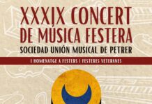 Petrer celebra este sábado el XXXIX Concierto de Música Festera