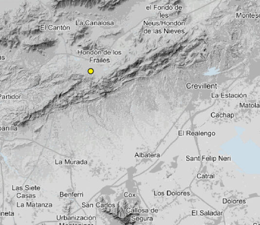 El Hondón de los Frailes registra un seísmo de 2,0 grados
