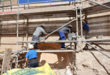 Novelda continúa con las obras para recuperar el Castillo de La Mola