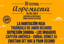 El festival Aspesuena celebra su XI edición el 18 de mayo con la mejor música indie rock