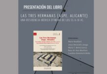 Aspe presenta un libro sobre el yacimiento arqueológico de Las Tres Hermanas