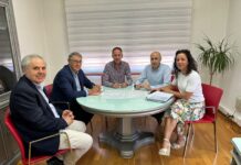 Lázaro Azorín se reúne con los presidentes de las Confederaciones Hidrográficas del Júcar y del Segura