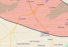 Avisos de reventón término y granizo en el término municipal de Villena