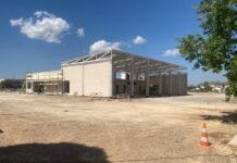 Las obras del nuevo Parque de Bomberos avanzan en su construcción