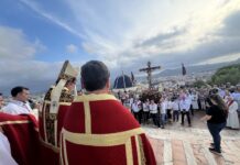 El Año Jubilar en Petrer comienza con una ceremonia en honor al 350 aniversario de la entronización del Cristo de la Sangre del Monte Calvario