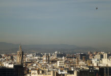 La semana comienza con cielo nuboso y temperaturas en ligero descenso en la Comunitat