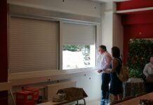 Las obras de mejora del IES Navarro Santafé siguen a buen ritmo