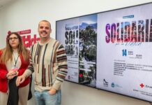 Elda con los afectados de la DANA