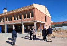 Aspe continúa con las obras del CEIP La Paloma