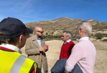 Las obras del postrasvase Júcar-Vinalopó avanzan en Monforte del Cid