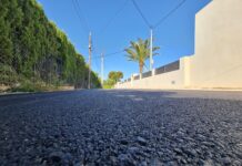 El Ayuntamiento de Elda finaliza las obras de asfaltado en la partida del Melik