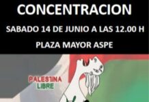 Aspe contra el Genocidio Palestino