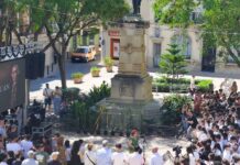 Los escolares noveldenses homenajean a Jorge Juan