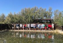 El “Col.lectiu Amunt” visita el aiguamoll del Prado