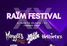 Raïm Fest celebra 20 años con un cartel que une bandas emergentes y consagradas