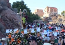 Novelda se volcó con su Patrona en la “Bajada” desde el Santuario a la Parroquia