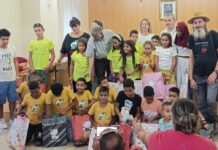 El ayuntamiento aspense recibe a los niños saharauis