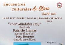 Elda inicia una nueva edición de “Encuentros Culturales de Otoño”