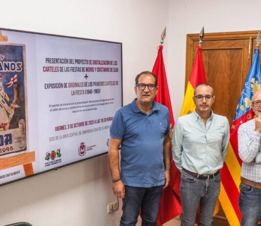 Elda expone los primeros carteles de las fiestas de Moros y Cristianos