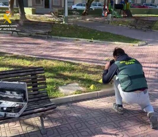 Detenidos dos hombres por agredir con un martillo a un vecino en un parque de Novelda
