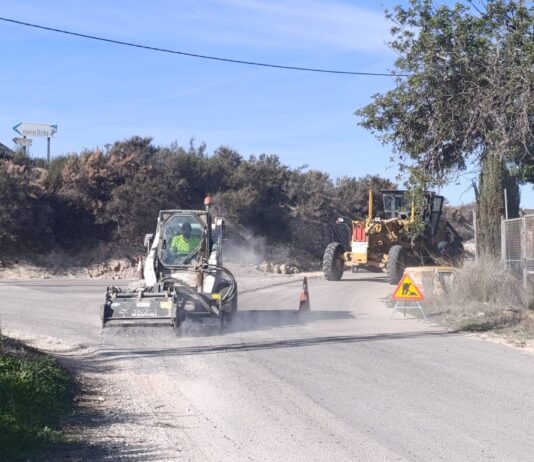 Aspe continúa con la mejora de los caminos rurales