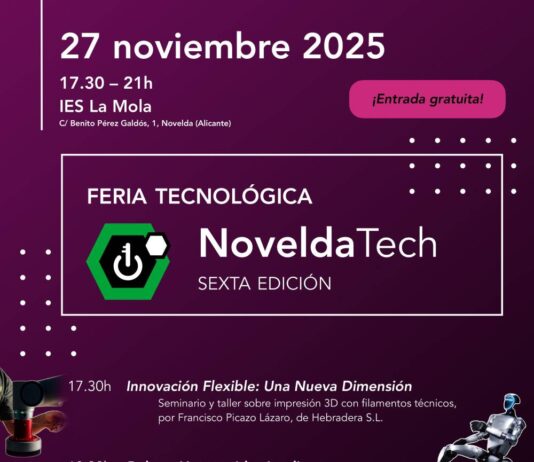 Novelda celebra la VI Feria Tecnológica “Novelda Tech”