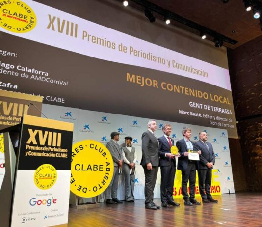 AMDComVal refuerza la presencia de los medios valencianos en los XVIII Premios de Periodismo y Comunicación CLABE