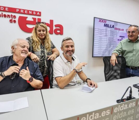 Elda celebra la Milla Escolar como prologo a los Juegos Escolares