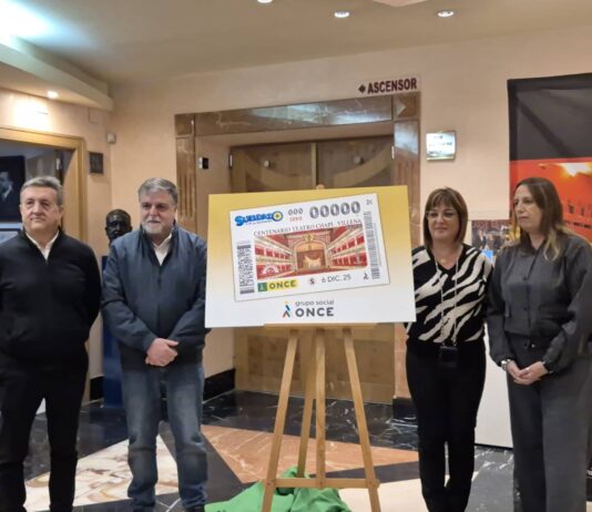 La ONCE celebra el Centenario del Teatro Chapí de Villena con un cupón