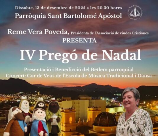 Reme Vera será la encargada del Pregón de Navidad de Petrer