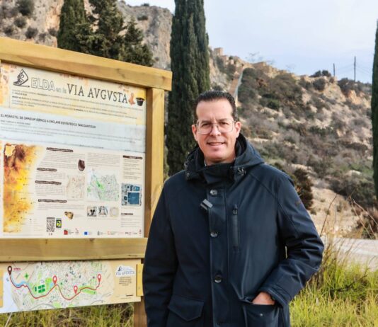 Elda acondiciona el recorrido de la Vía Augusta