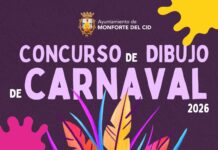 Monforte convoca el concurso de dibujo “Carnaval 2026”