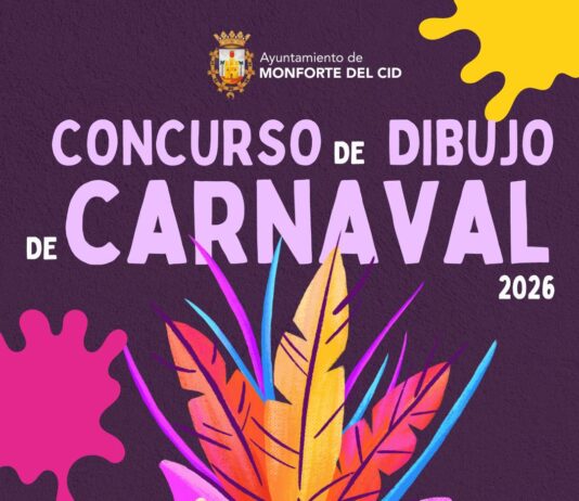 Monforte convoca el concurso de dibujo “Carnaval 2026”