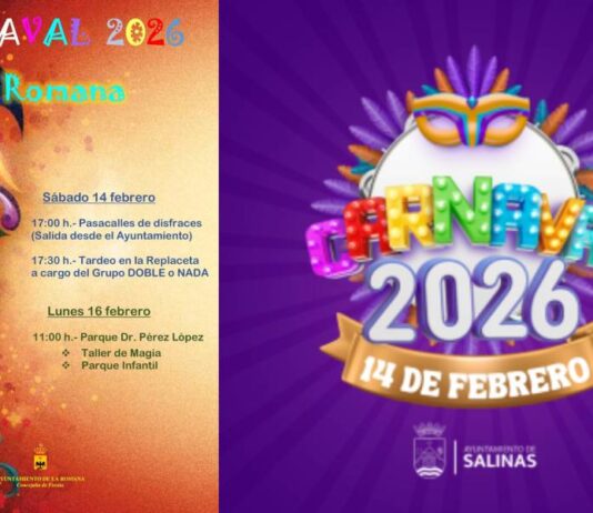 La Romana y Salinas celebran este fin de semana el Carnaval 2026