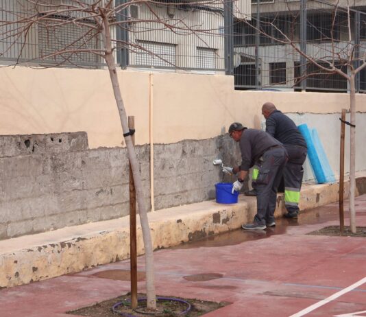 El Ayuntamiento realiza en enero 124 actuaciones en espacios públicos